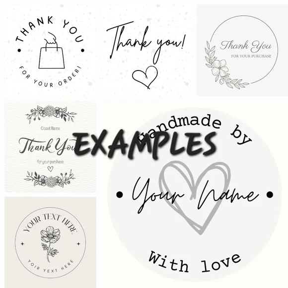 CUSTOM THANK YOU/QR CODE STICKERS - 100 2" STICKERS PER ROLL - Picture 9 of 13